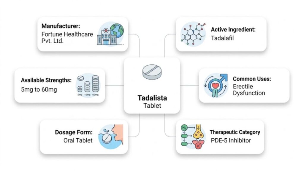 Tadalista - Manufacture details